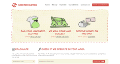 Desktop Screenshot of cash4clothesuk.org